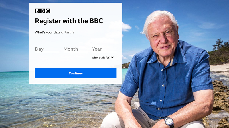 BBC iPlayer account