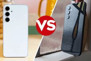 I compared the Galaxy A55 and Galaxy A54, but the choice was obvious from the start