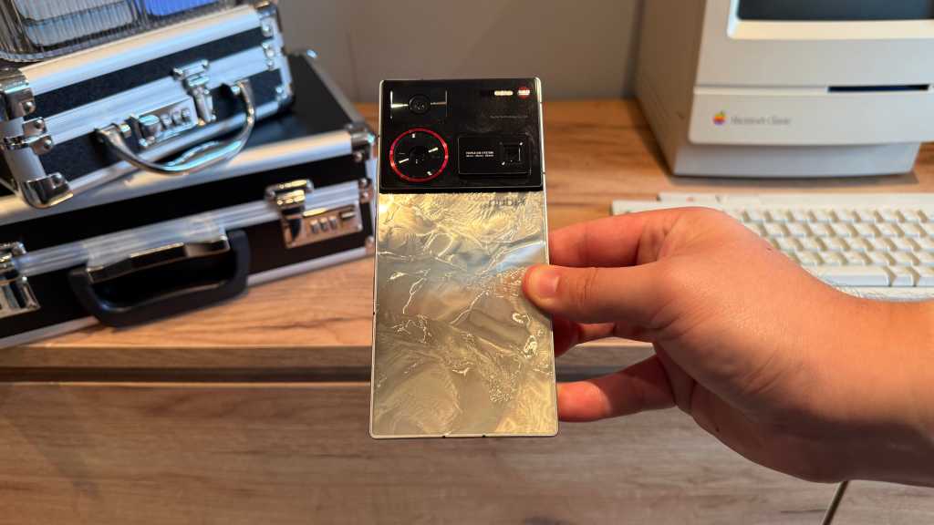 Nubia Z60 Ultra Leading Version being held in hand